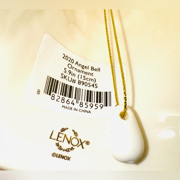 Lenox Angel With Trumpet Ornament - Picture 6 of 8